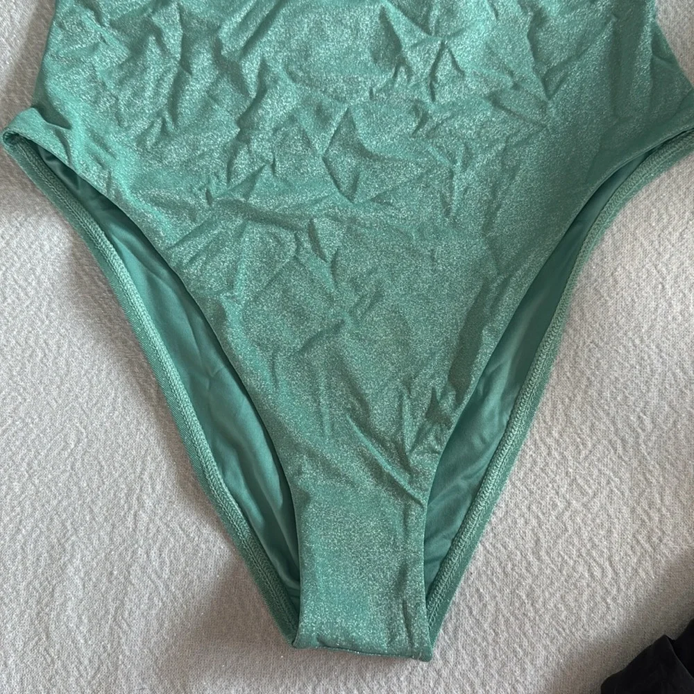 Vitamin A Mika Metallic One Piece Swimsuit, size Medium, $168
